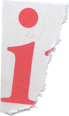 Ransom Letter I Cutout