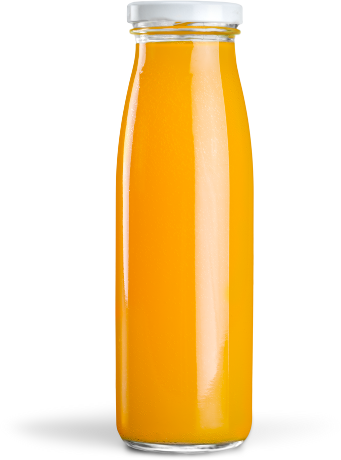 Health Orange Juice in Bottle